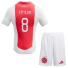 Maglia ufficiale Ajax Kenneth Taylor 8 Casa 2024-25 per Bambino